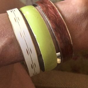 Set of three vintage bangles